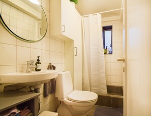 Apartment (151018) | Bathroom | Hair dryer, towels - Apartment H81 (Reykjavik)