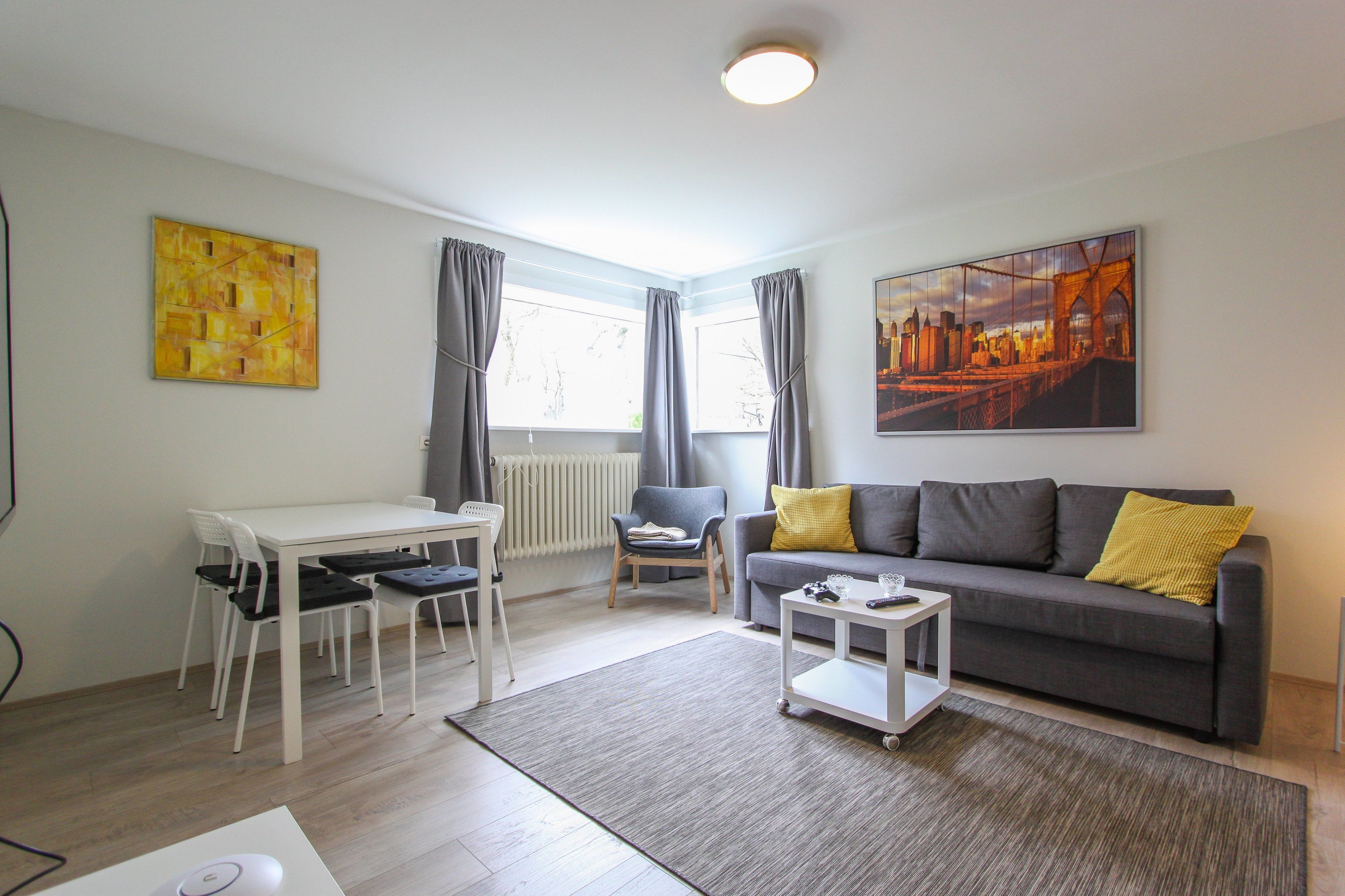 Apartment, 1 Bedroom (119866) | Living area | Flat-screen TV