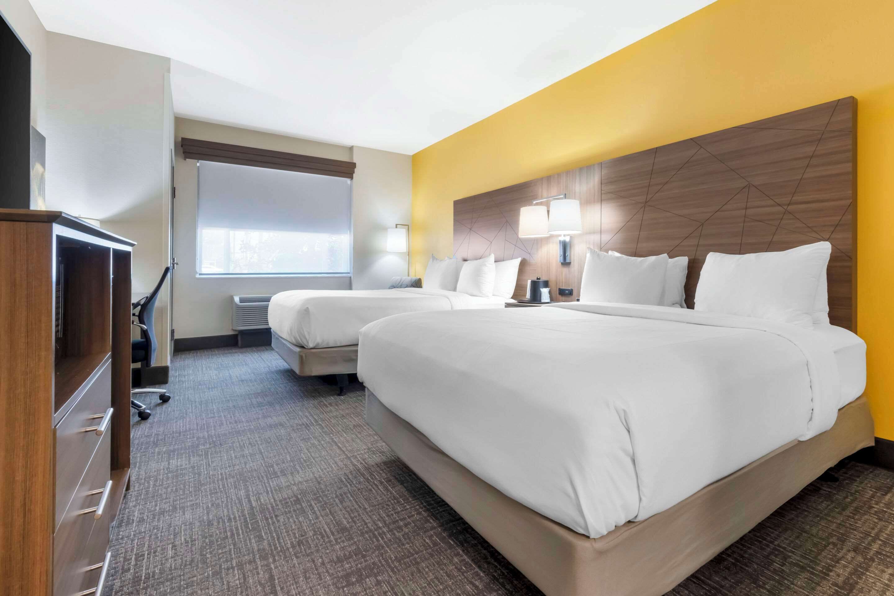 room, 2 queen beds, accessible, non smoking | desk, laptop workspace, iron/ironing board, free wifi