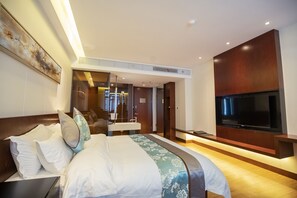 Brankas, tempat tidur bayi gratis, Wi-Fi gratis, dan seprai linen