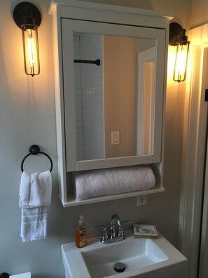 Chaumière, salle de bain privée (Beach Cottages) | Salle de bain