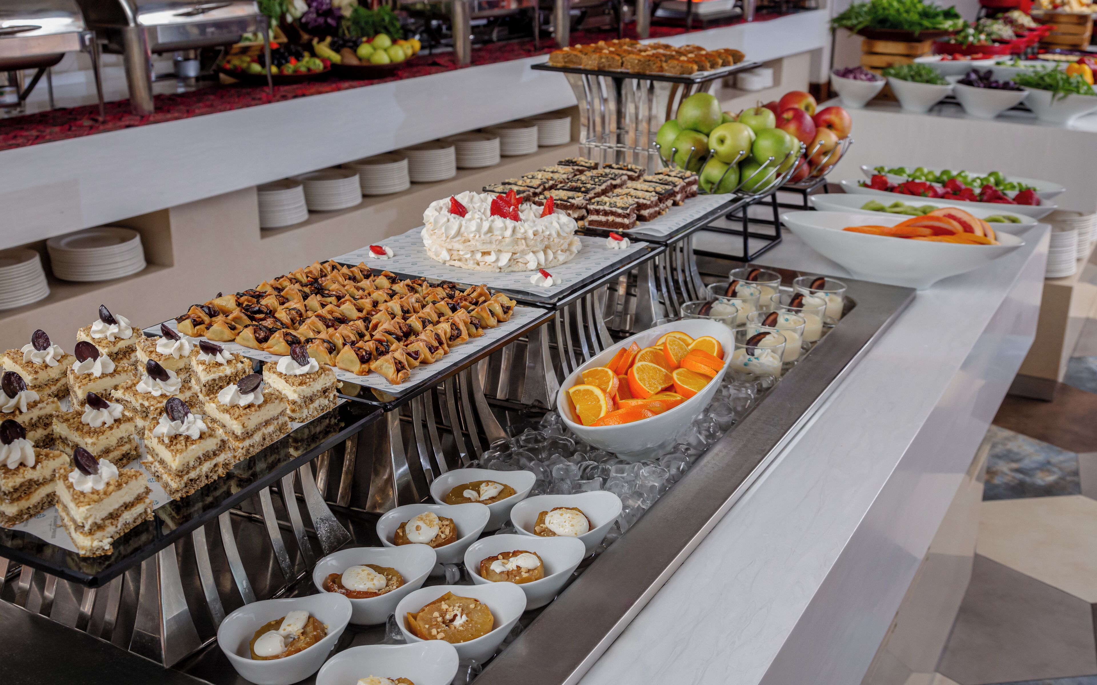 daily buffet breakfast (azn 25 per person)