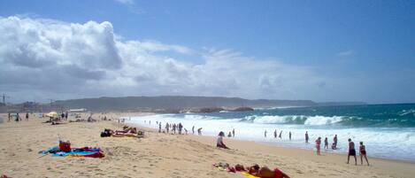Sun-loungers, beach towels