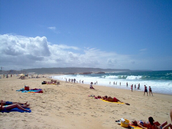 Sun loungers, beach towels