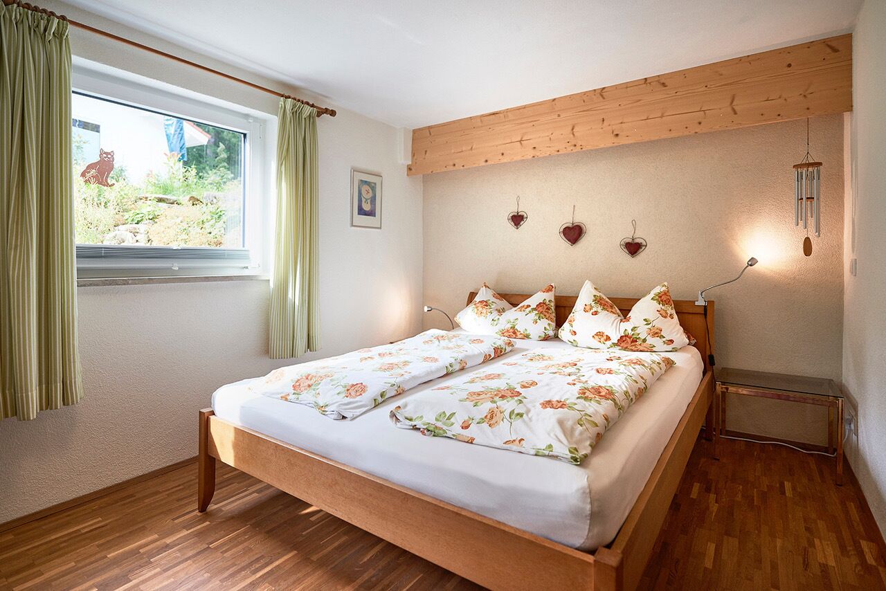 Zimmer, Gartenblick | 1 Schlafzimmer, individuell dekoriert, individuell eingerichtet