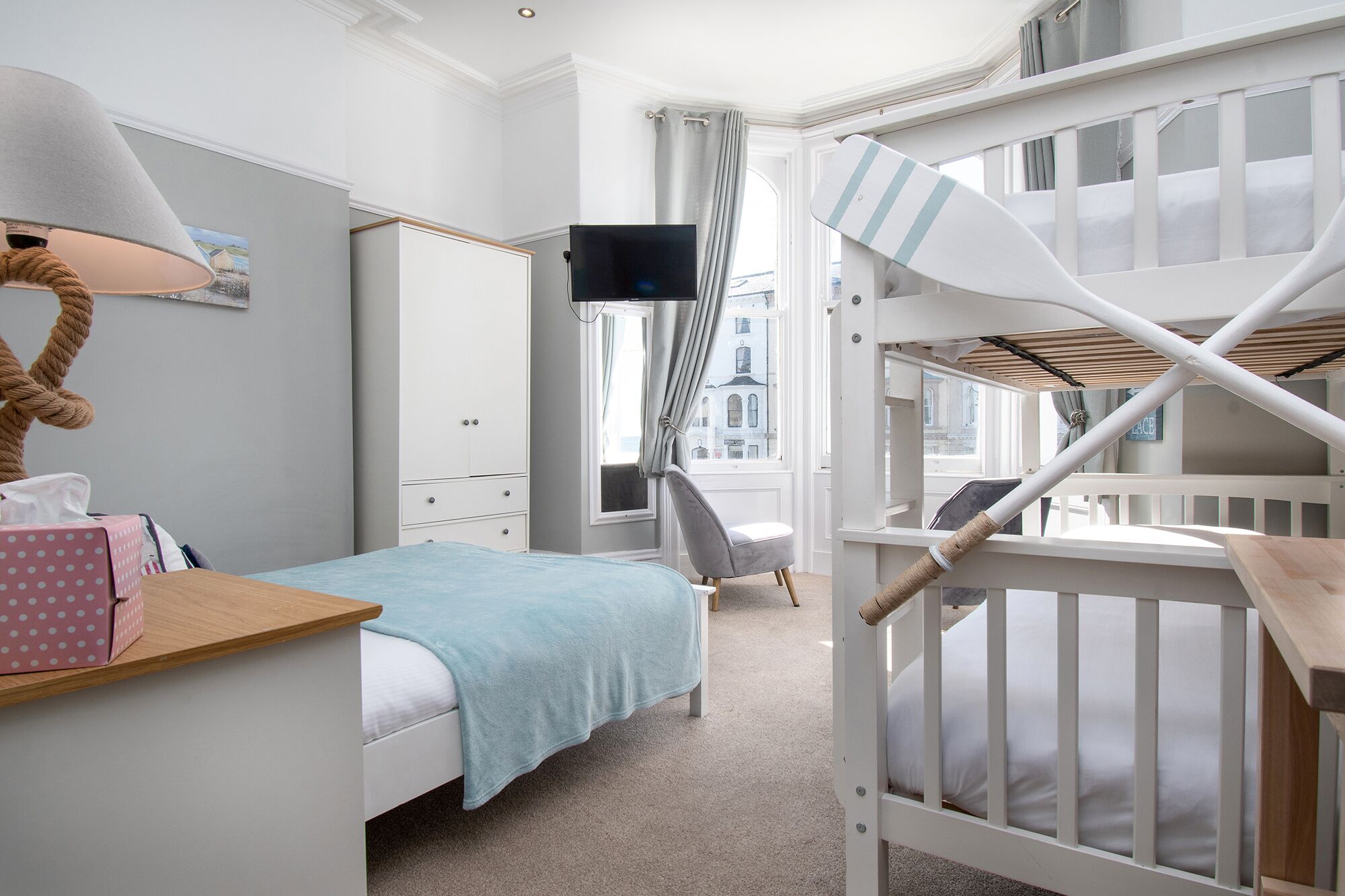 premium bedding, individually decorated, individually furnished