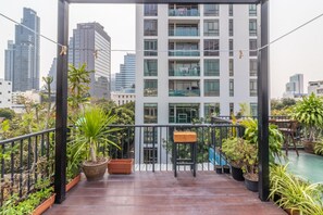 Udsigt fra overnatningsstedet