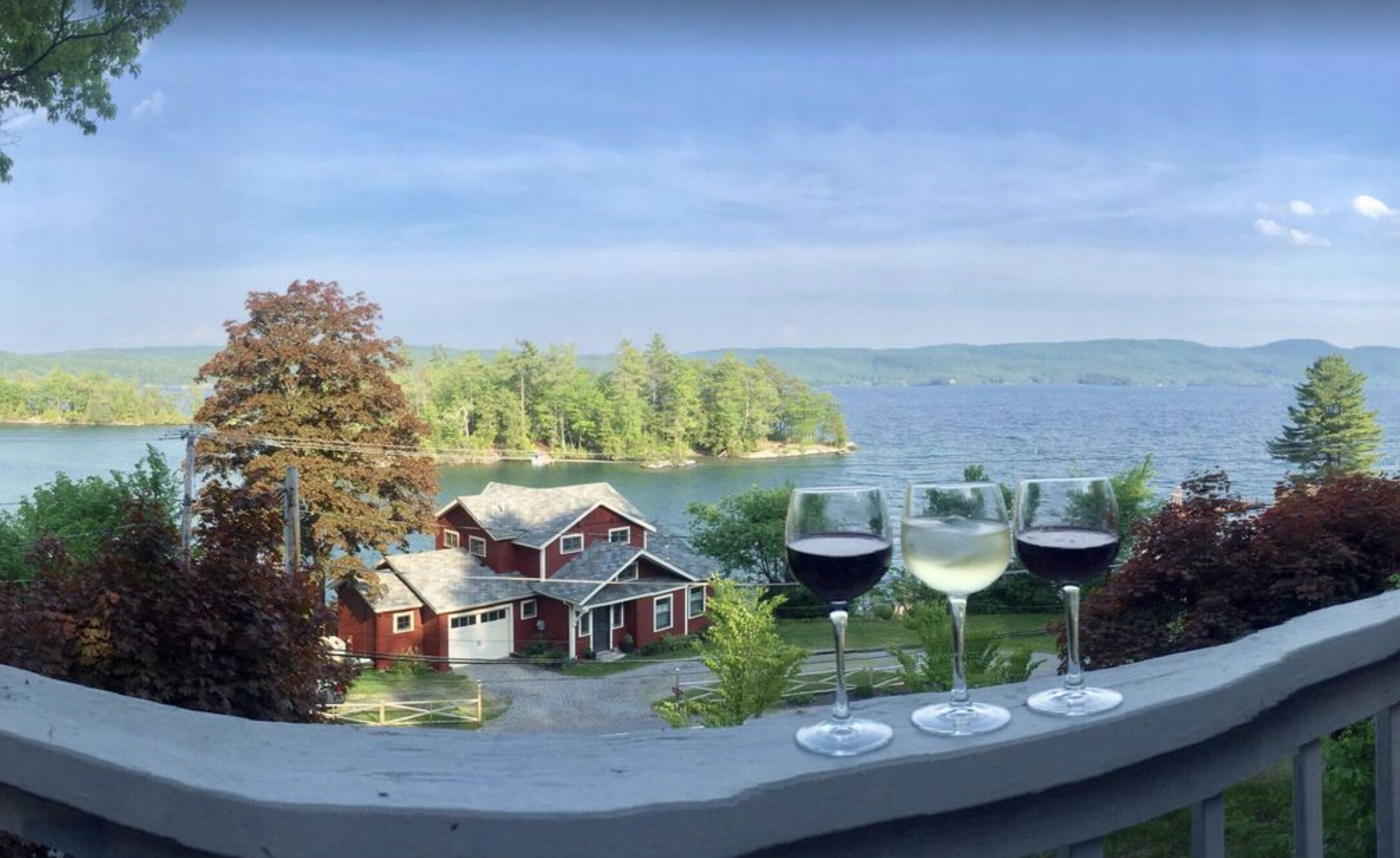Cliff Cottage at Hague "The View" over Waltonian Islands Gracious Charm Sleeps 6