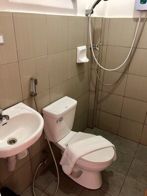 Regadera, amenidades de baño gratuitas, toallas