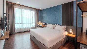 Desk, iron/ironing board, free cots/infant beds, free WiFi