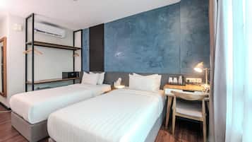 Desk, iron/ironing board, free cots/infant beds, free WiFi