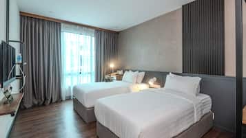 Desk, iron/ironing board, free cots/infant beds, free WiFi