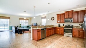 Villa, Multiple Beds | Private kitchen | Oven, coffee/tea maker, cookware/dishes/utensils
