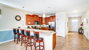 Villa, Multiple Beds | Private kitchen | Oven, coffee/tea maker, cookware/dishes/utensils - Champions Gate 1433 (Davenport)