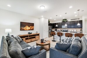 Condo, 5 Bedrooms | Living area - Windsor at Westside 18013 (Kissimmee)