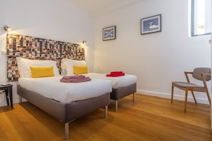Apartment, 2 Schlafzimmer, Terrasse, Stadtblick | Bettwäsche aus ägyptischer Baumwolle, hochwertige Bettwaren, Zimmersafe