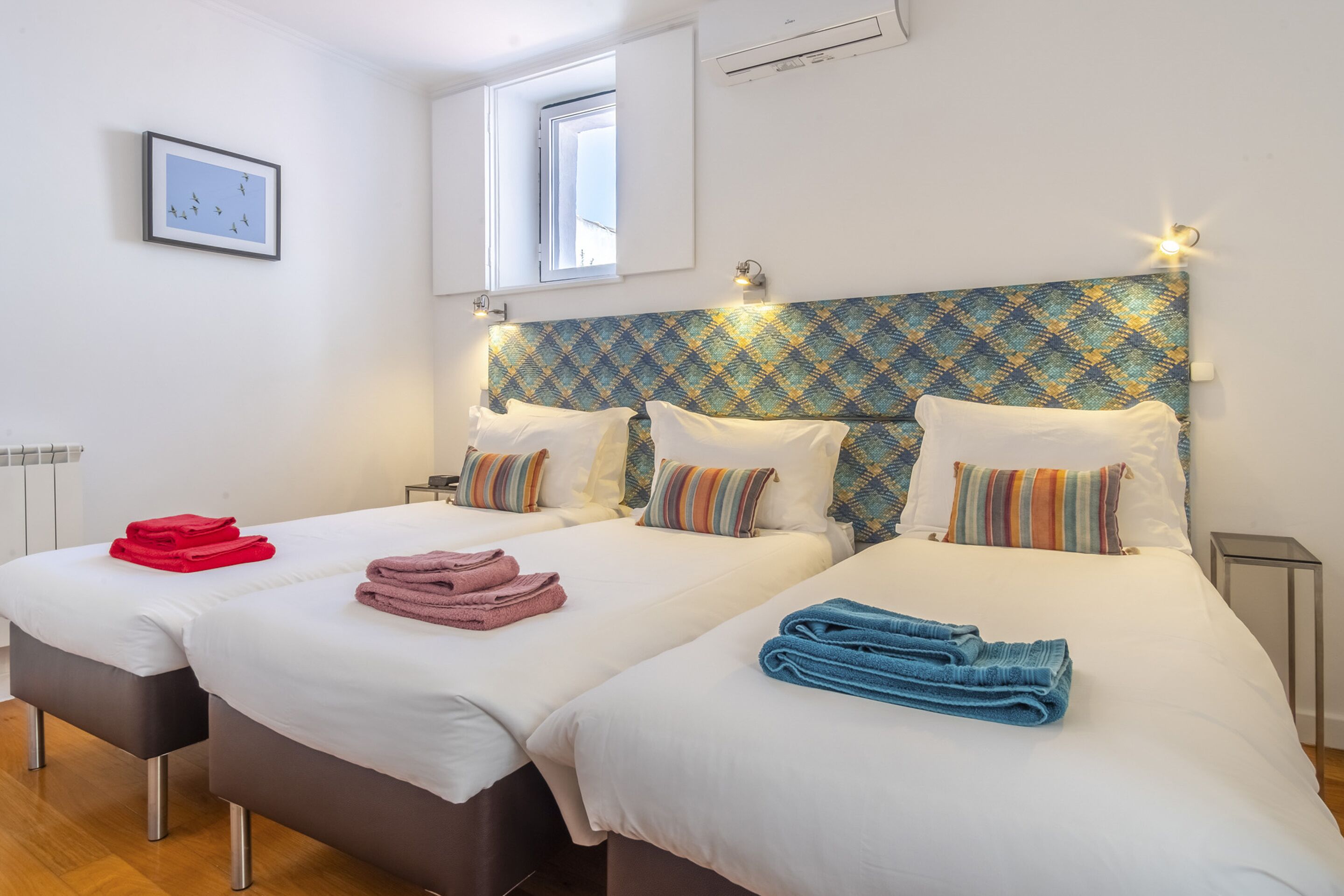 Appartement, 2 chambres, terrasse, vue ville | Draps en coton égyptien, literie de qualité supérieure