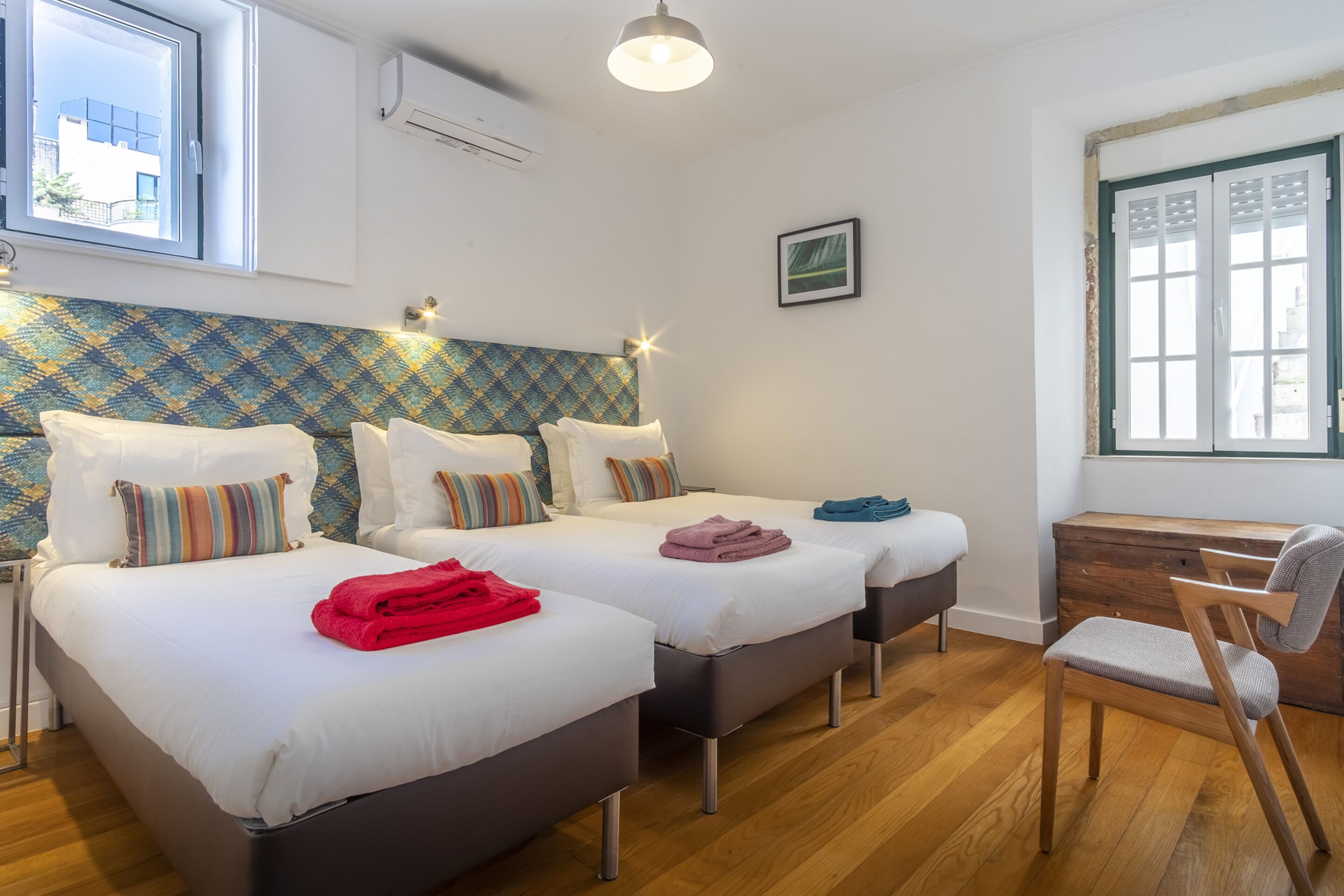 Apartamento, 2 habitaciones, terraza, vistas a la ciudad | Sábanas de algodón egipcio, ropa de cama de alta calidad, caja fuerte