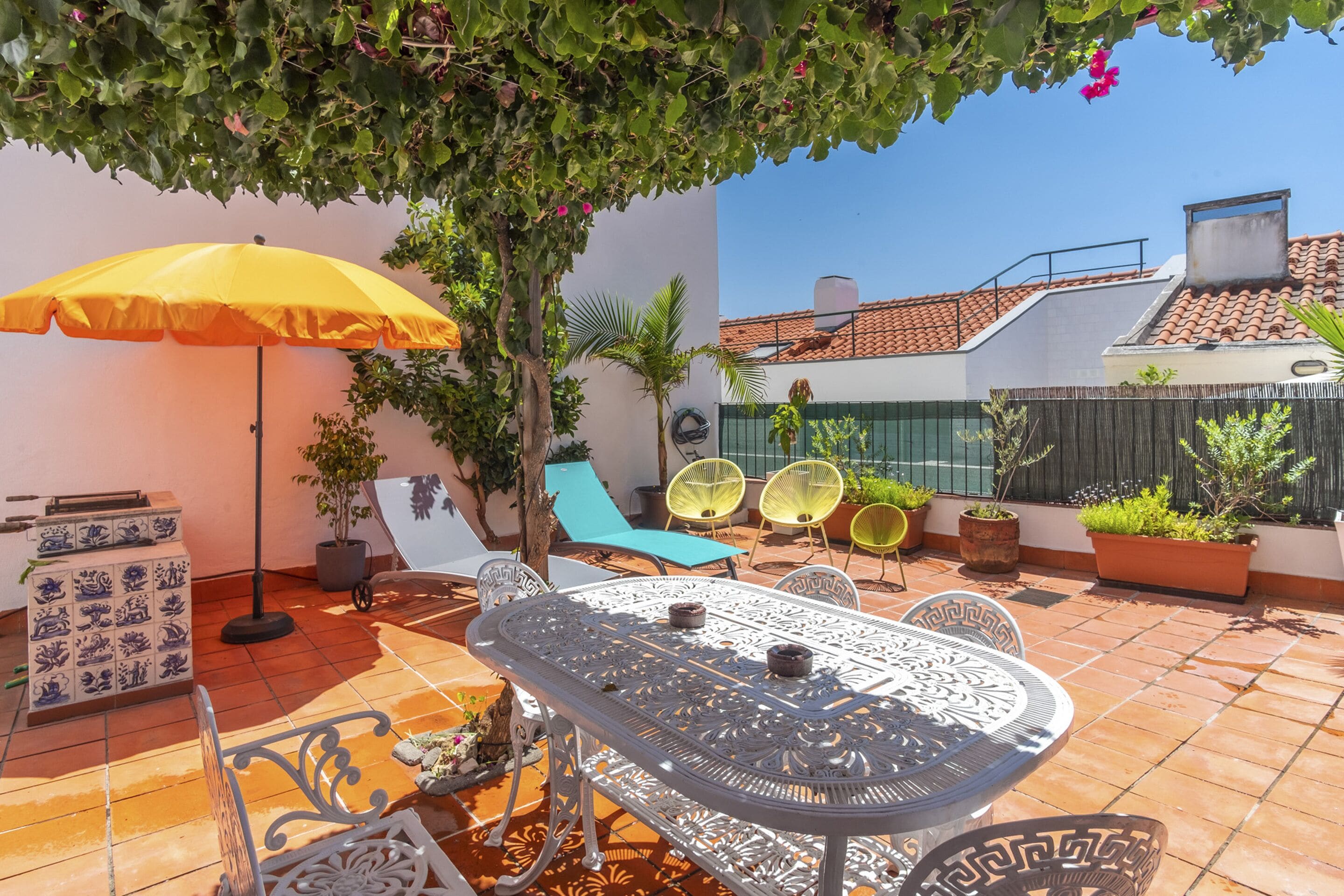 Apartment, 2 Bedrooms, Terrace, City View | Terrace/patio