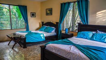 Standard Double Room, 2 Queen Beds, Garden View | Egyptian cotton sheets, premium bedding, pillow-top beds