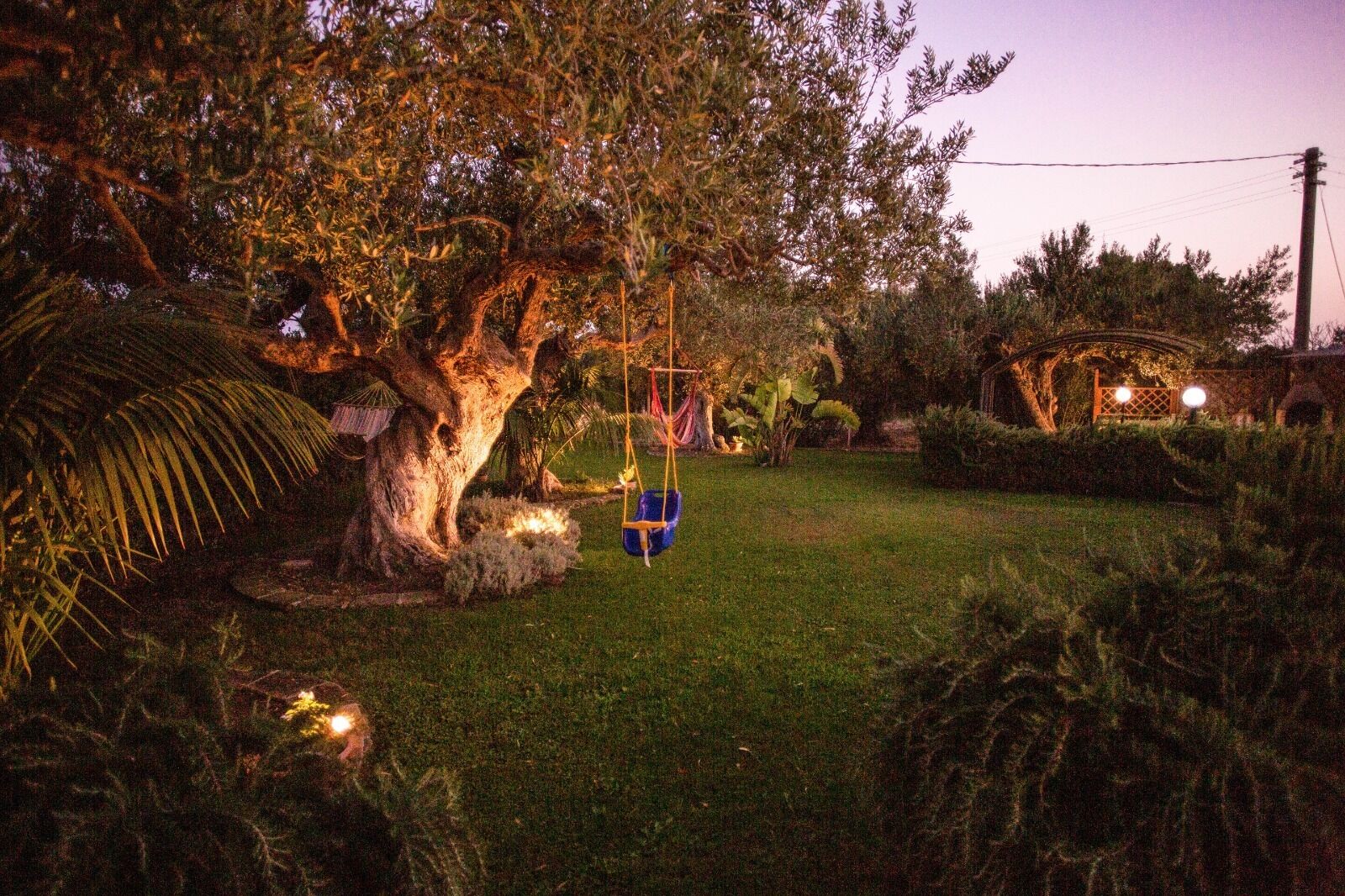 Overnattingsstedets uteområder