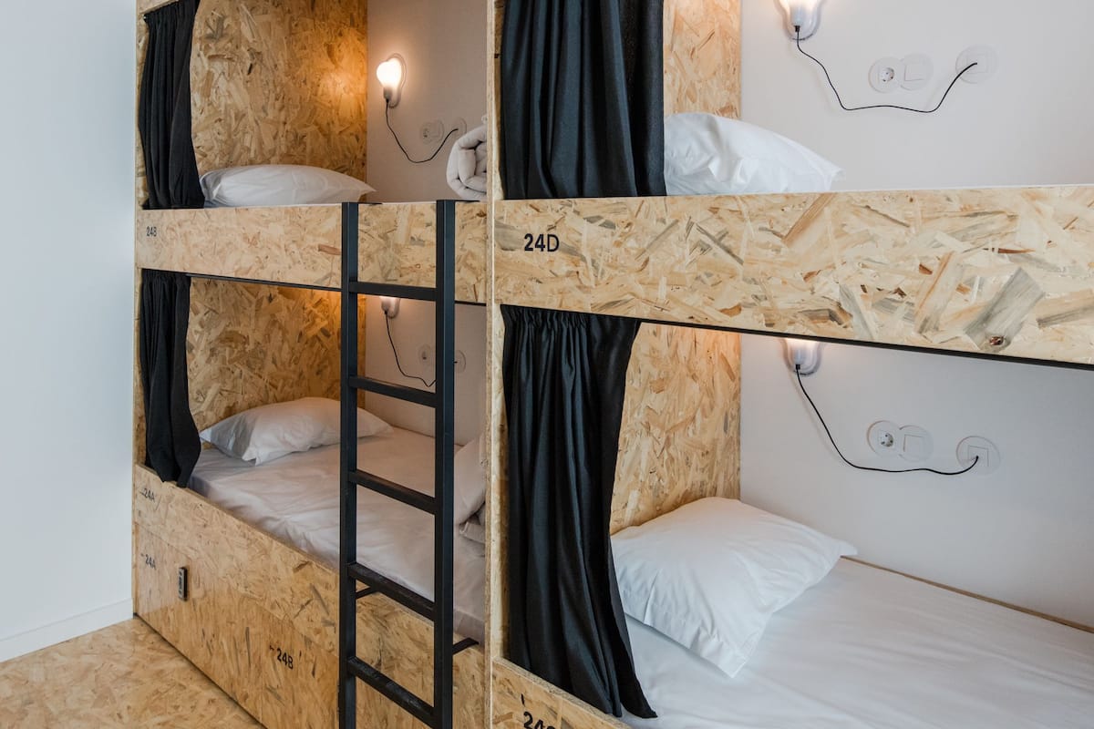 Felles sovesal (1 bed in 4-bed dorm) | Lydisolert, strykejern/-brett, wi-fi (inkludert) og sengetøy