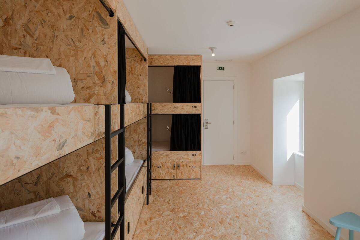 Felles sovesal (1 bed in 6-bed dorm) | Lydisolert, strykejern/-brett, wi-fi (inkludert) og sengetøy