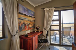 Luxury Chalet, 1 Bedroom (Deluxe Chalet) | Living area - Etosha Mopane Safari Lodge (Etosha)