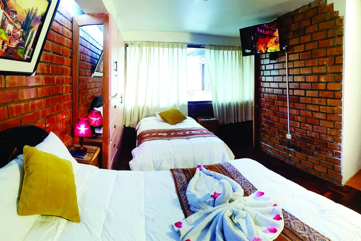 City Double Room, 1 Bedroom, City View | Down comforters, laptop workspace, blackout drapes, iron/ironing board
