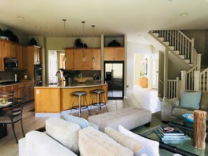 TV, fireplace, DVD player, books - Luxury designer decorated home in 5-Star rated community of The Peninsula.   (Millsboro)
