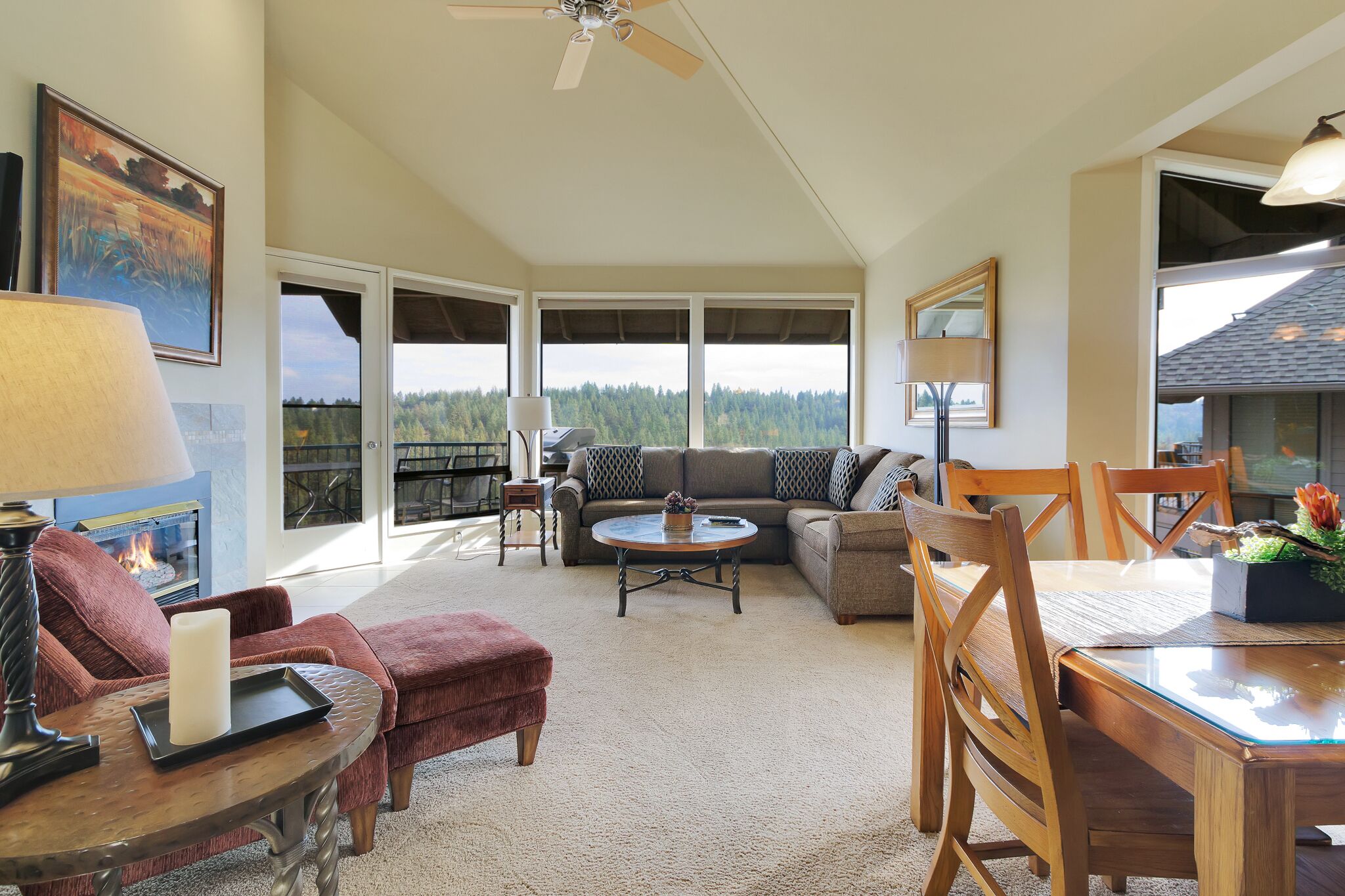 Enjoy Deschutes River Views from Beautiful 2-Bedroom Mt. Bachelor Village Condo!