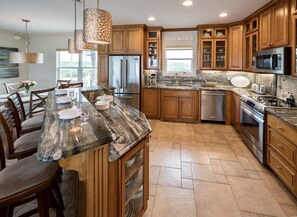 Fridge, microwave, oven, stovetop - "Oceanfront Home, Beautiful Beach - VERY PRIVATE" (Ponte Vedra Beach)