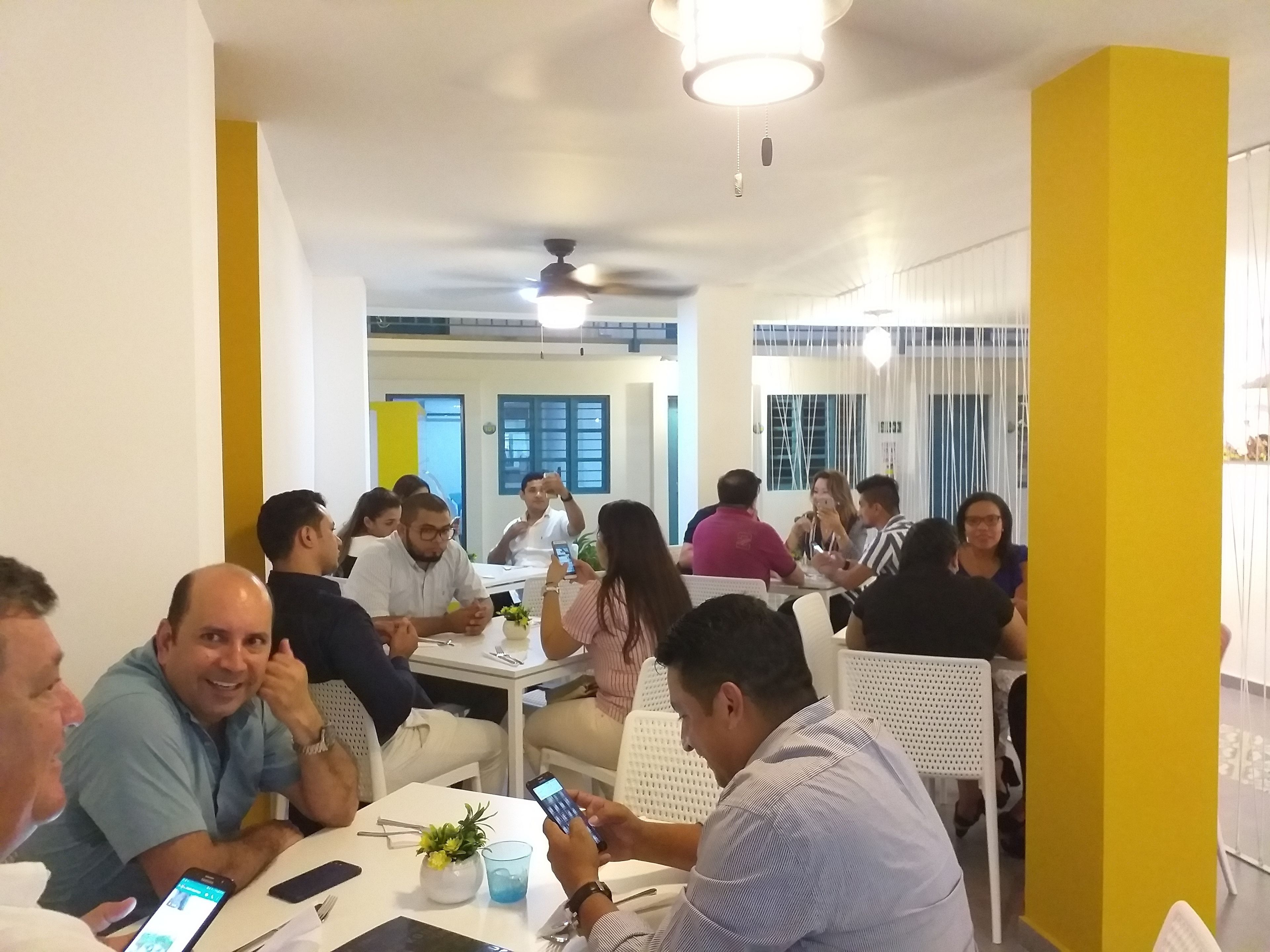 breakfast, lunch and dinner served