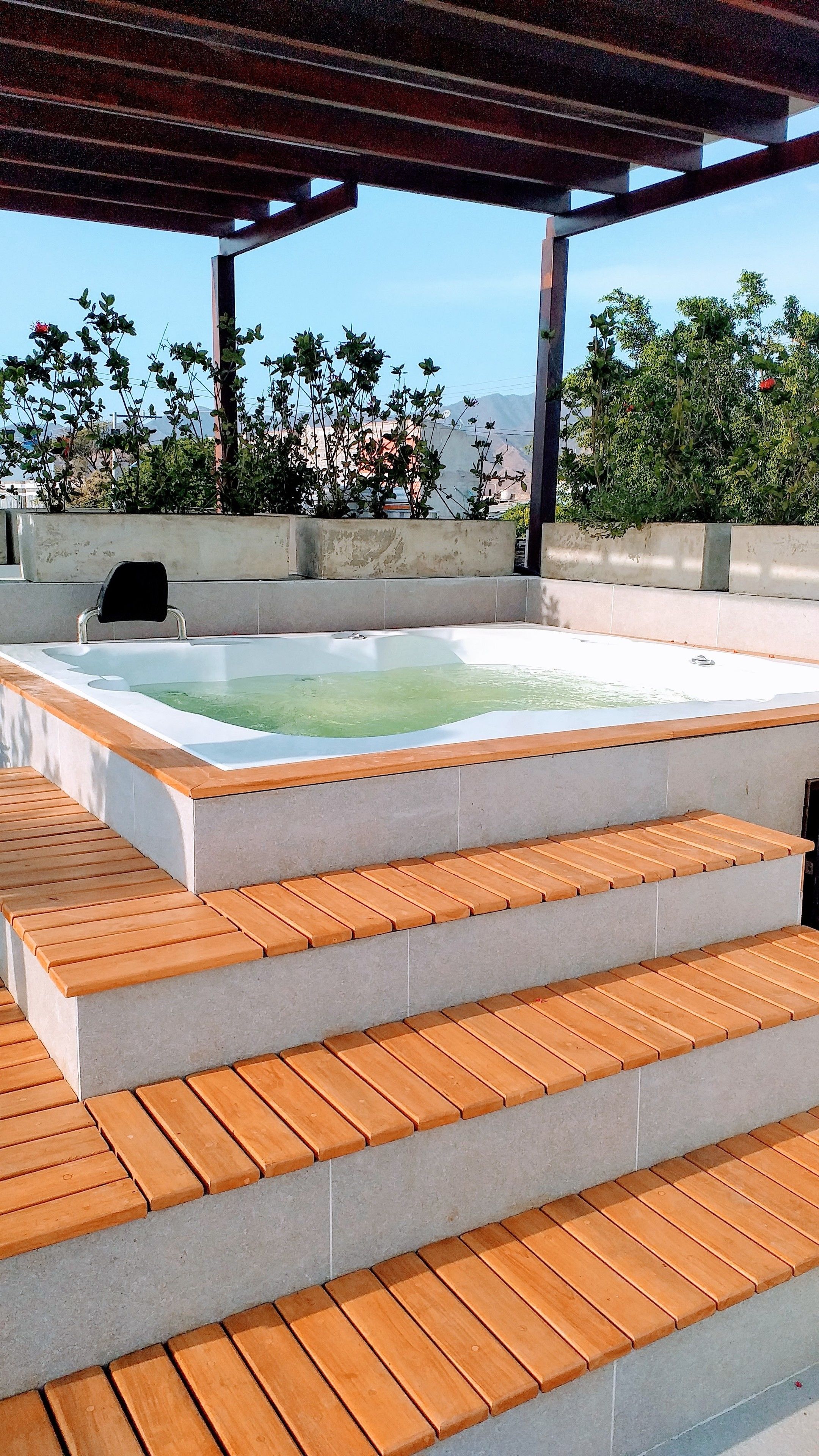 อ่างสปากลางแจ้ง