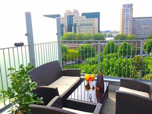 Apartment, 1 Double Bed, Accessible, Partial Lake View | Balcony