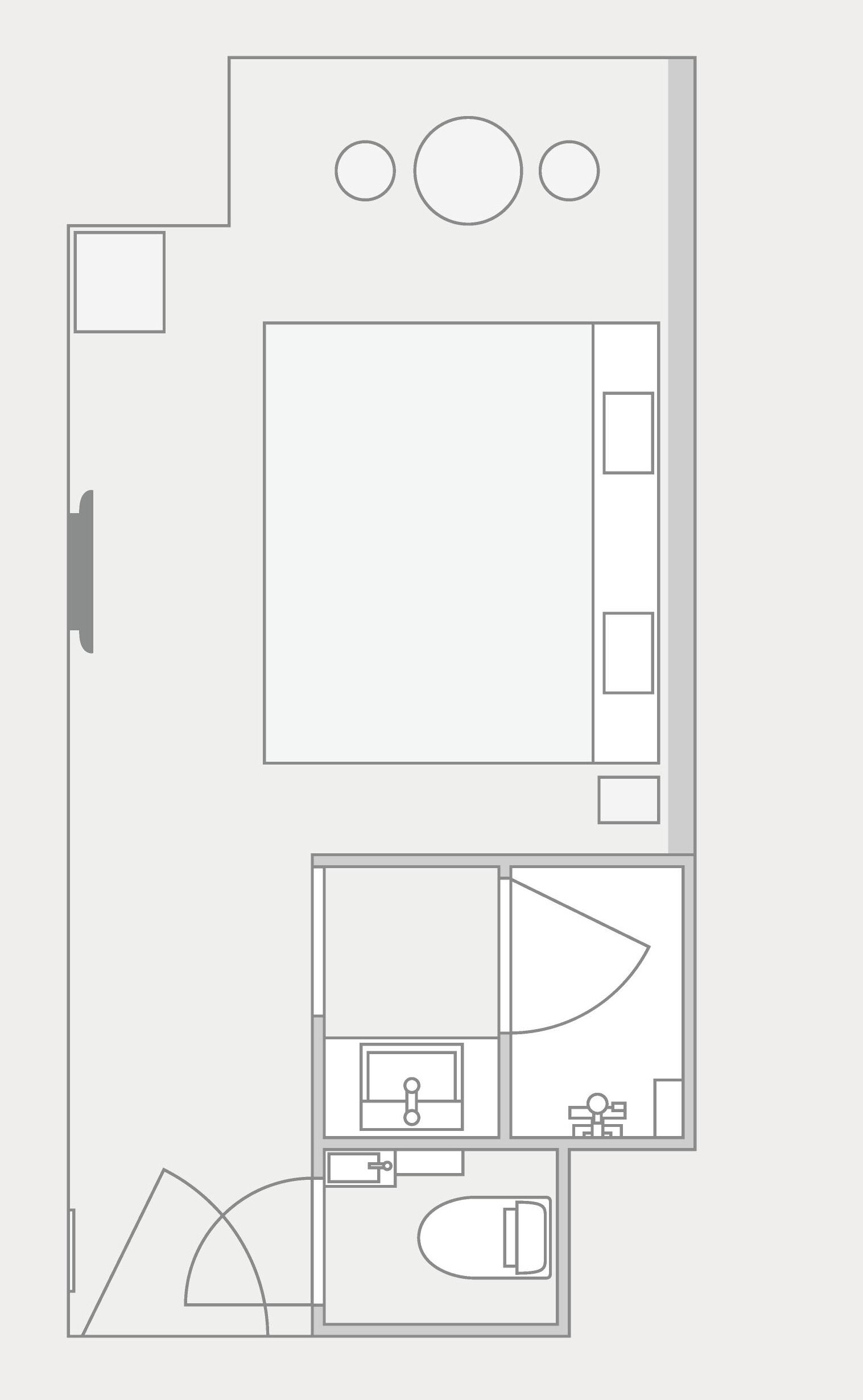 1 bedroom, blackout curtains, free wifi, bed sheets