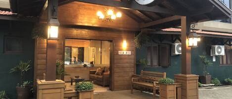 Façade de l’hébergement