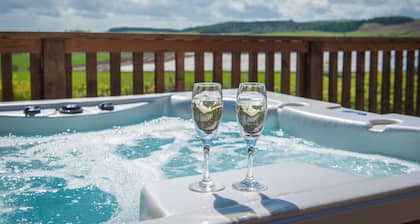 Barn Lodge With Hot Tub Near Cupar, Fife