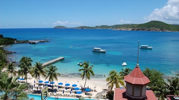 海灘、躺椅、沙灘巾