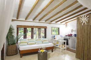Chalé design, 1 quarto, cozinha, vista para o jardim | Cozinha privada