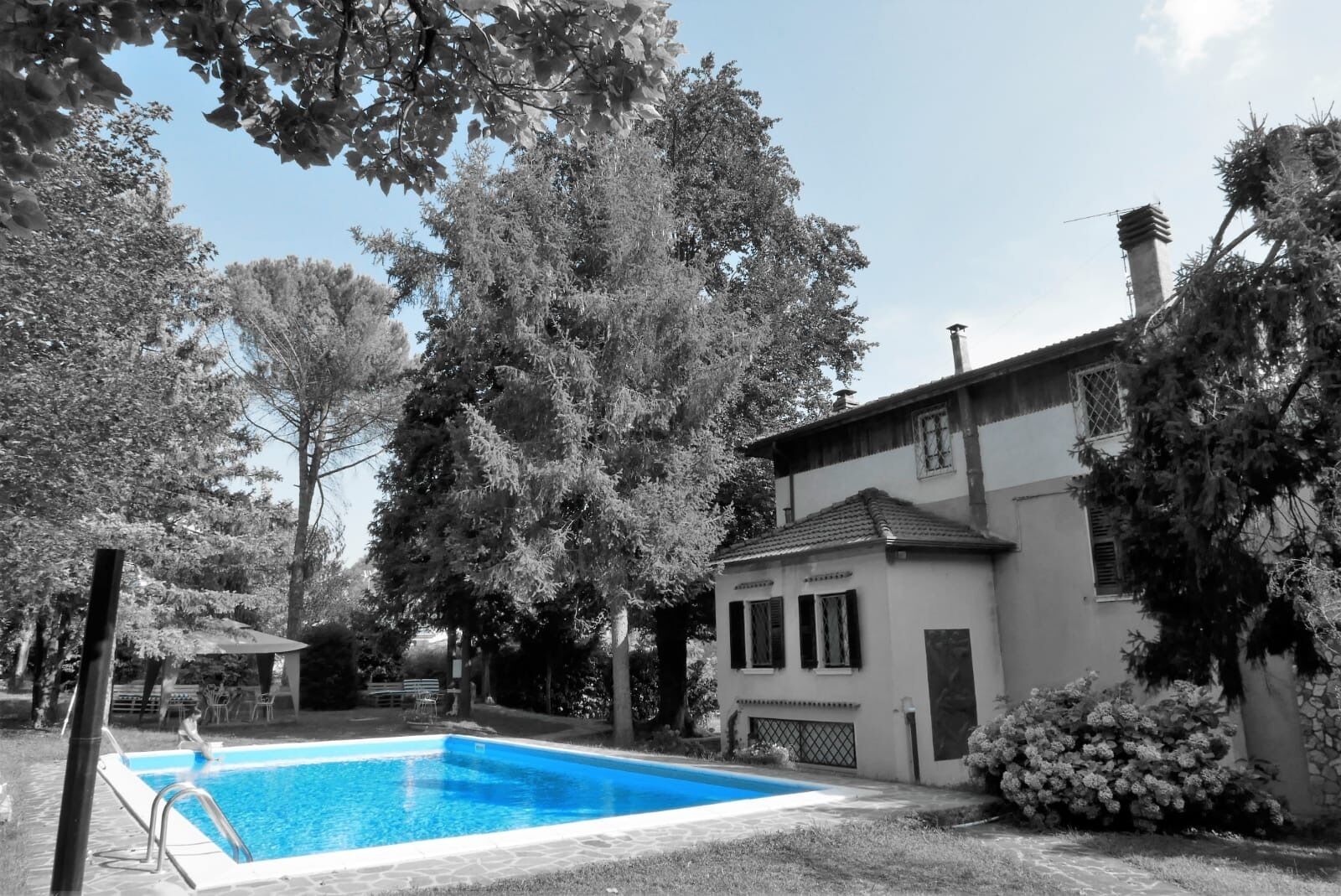 Alberca al aire libre 