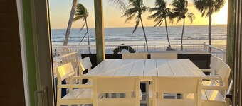 Steps away from the sugar white sands and blue water!!