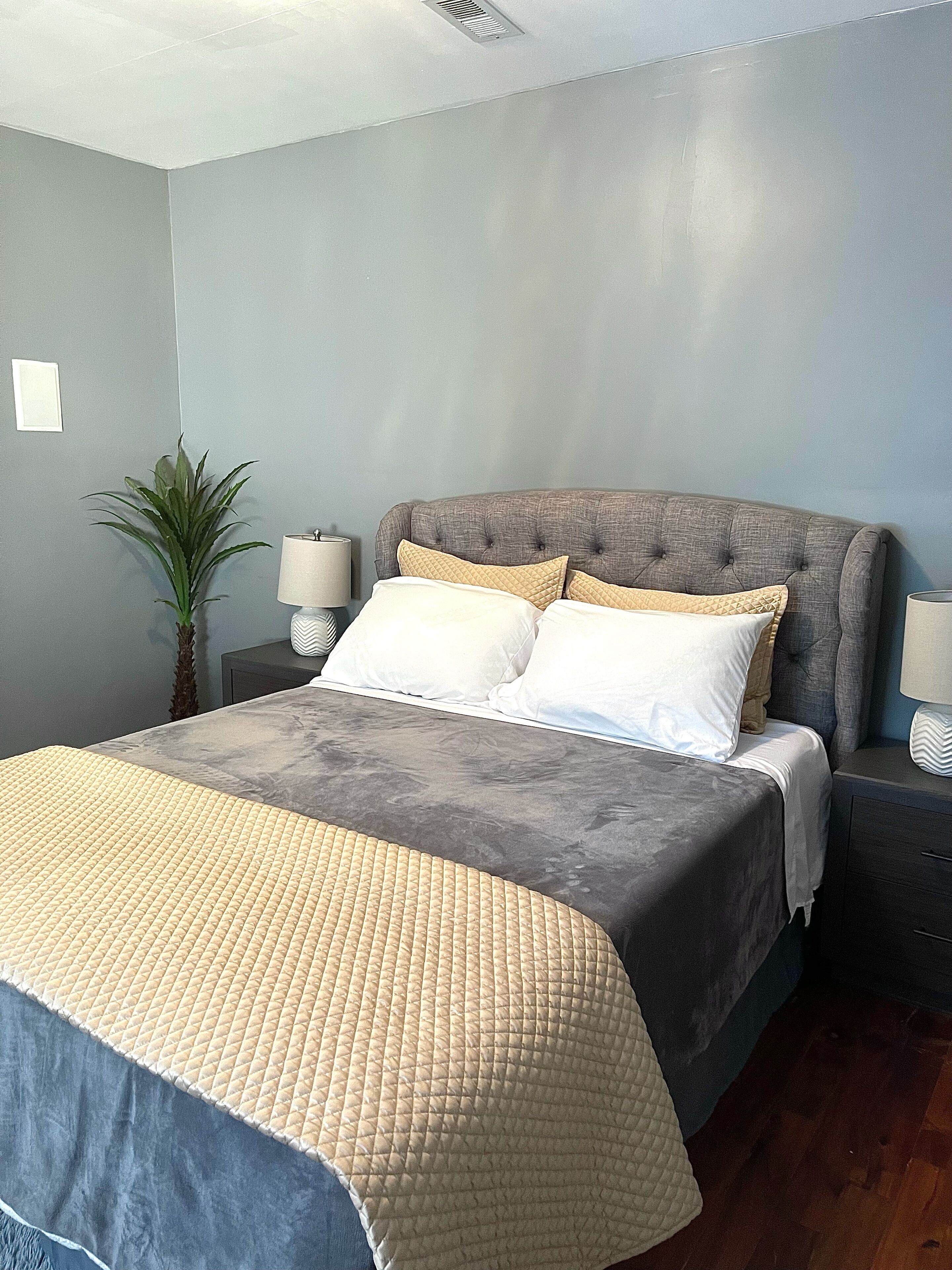 2 bedrooms, iron/ironing board, free WiFi, bed sheets