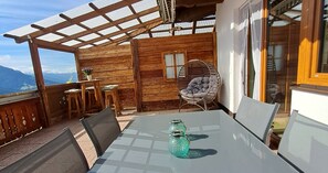 Classic Apartment, 2 Bedrooms, Terrace, Mountain View (Hohe Salve) | Terrace/patio