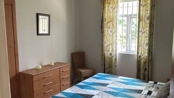 1 bedroom, travel crib, free WiFi, bed sheets