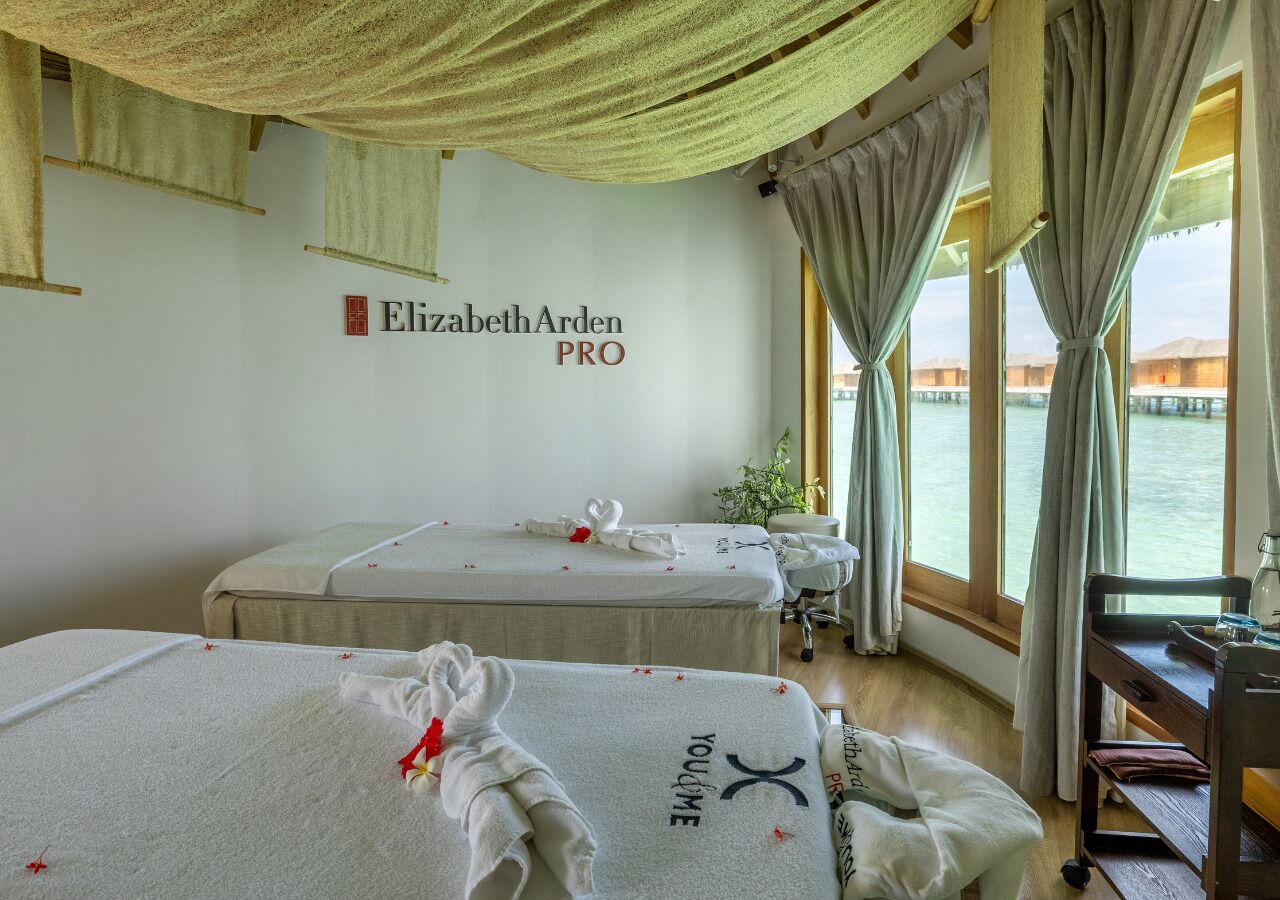 Espace de soins pour les couples, sauna, bain à remous, hammam