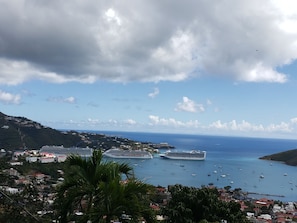 Vista a la playa o el mar