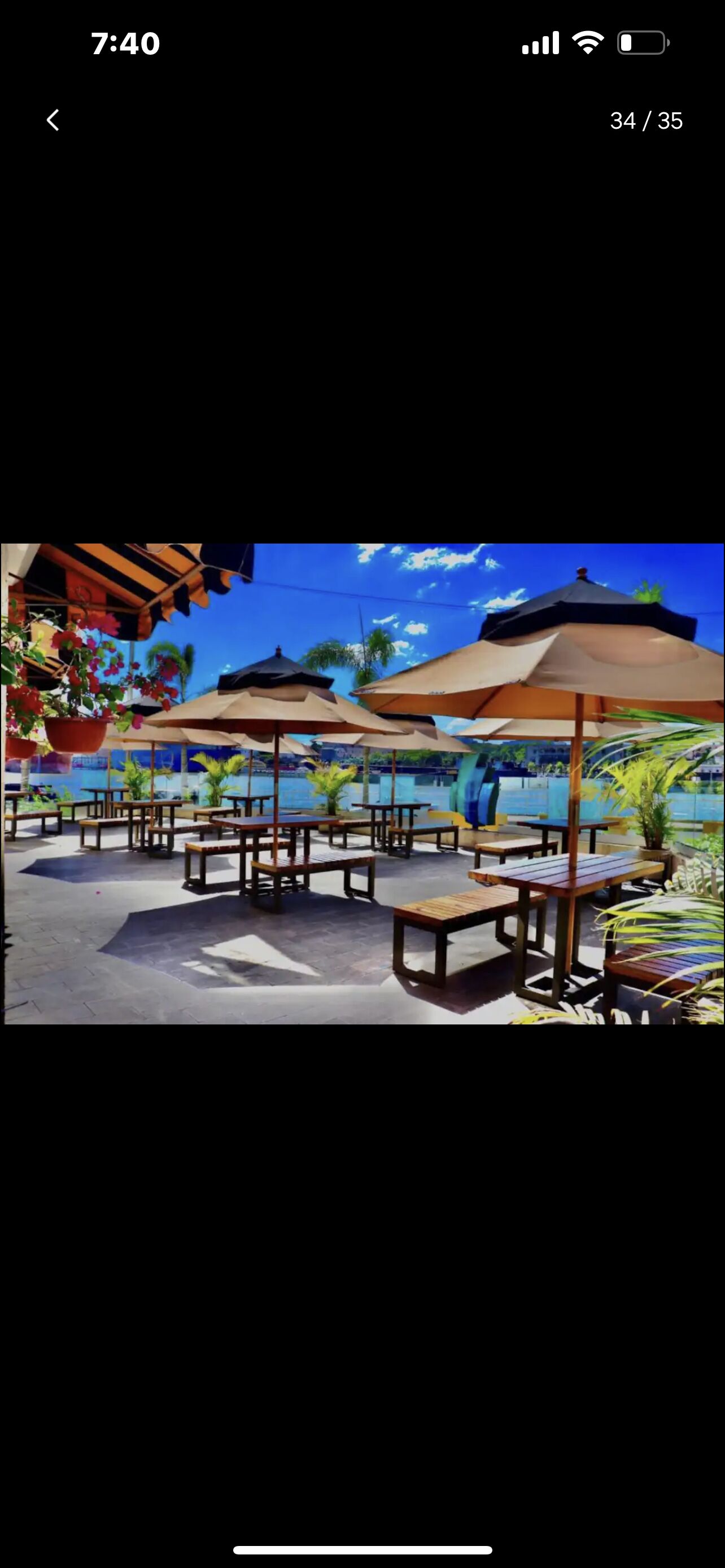 Restaurante al aire libre