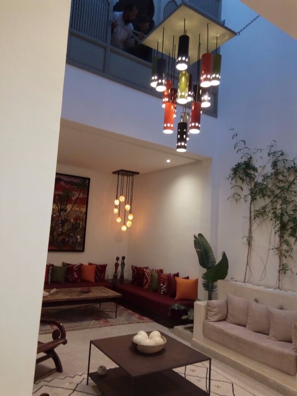 Lobby sitting area