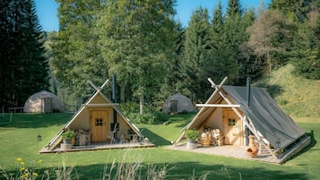 Overnatningsstedets facade